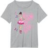 imageBarbie  Barbie Ballerina  En Pointe TShirtHeather Grey