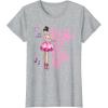 imageBarbie  Barbie Ballerina  En Pointe TShirtHeather Grey
