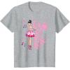 imageBarbie  Barbie Ballerina  En Pointe TShirtHeather Grey