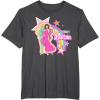 imageBarbie  Birthday Barbie Rainbow TShirtDark Heather Grey