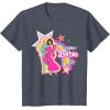 imageBarbie  Birthday Barbie Rainbow TShirtHeather Blue