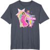 imageBarbie  Birthday Barbie Rainbow TShirtHeather Blue