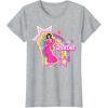 imageBarbie  Birthday Barbie Rainbow TShirtHeather Grey