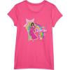 imageBarbie  Birthday Barbie Rainbow TShirtPink Heather