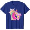 imageBarbie  Birthday Barbie Rainbow TShirtRoyal Blue