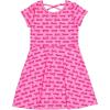 imageBarbie Girls 2 Pack Skater Dresses Little Kid to BigPink  Black