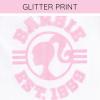 imageBarbie Girls TShirt and Leggings Outfit Set Toddler to Big Kid Sizes 2T  1416Magenta  White