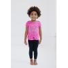 imageBarbie Girls TShirt and Leggings Outfit Set Toddler to Big Kid Sizes 2T  1416Pink  Black