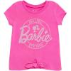 imageBarbie Girls TShirt and Leggings Outfit Set Toddler to Big Kid Sizes 2T  1416Pink  Black