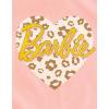 imageBarbie Girls TShirt and Leggings Outfit Set Toddler to Big Kid Sizes 2T  1416Pink  Leopard