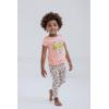 imageBarbie Girls TShirt and Leggings Outfit Set Toddler to Big Kid Sizes 2T  1416Pink  Leopard