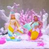 imagePennPlax Officially Licensed Mermaid Barbie Friend Aquarium Ornament on a Shell Base Perfect Decoration for Fish Bowls Aquariums and TerrariumsStar Base Barbie