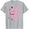 imageBarbie  Barbie Ballerina  En Pointe TShirtHeather Grey