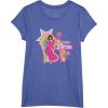 imageBarbie  Birthday Barbie Rainbow TShirtBright Blue Heather