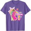 imageBarbie  Birthday Barbie Rainbow TShirtPurple Heather