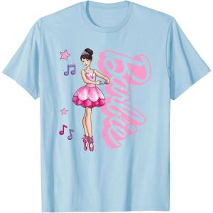 imageBarbie  Barbie Ballerina  En Pointe TShirtBaby Blue
