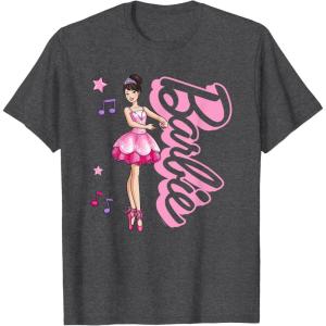 imageBarbie  Barbie Ballerina  En Pointe TShirtDark Heather Grey