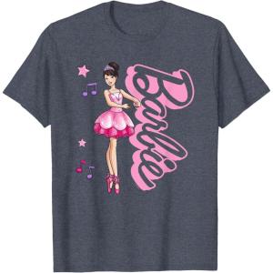 imageBarbie  Barbie Ballerina  En Pointe TShirtHeather Blue