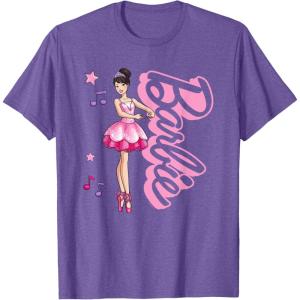 imageBarbie  Barbie Ballerina  En Pointe TShirtPurple Heather