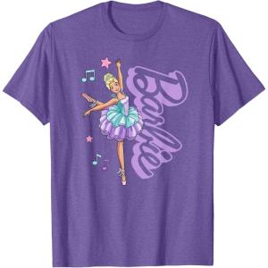 imageBarbie  Barbie Ballerina  Love Ballet TShirtPurple Heather
