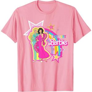 imageBarbie  Birthday Barbie Rainbow TShirtPink