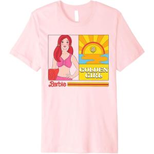 imageBarbie  Golden Girl Sunset Premium TShirtPink