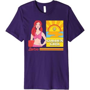 imageBarbie  Golden Girl Sunset Premium TShirtPurple