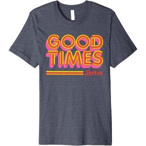 imageBarbie  Good Times Premium TShirtHeather Blue