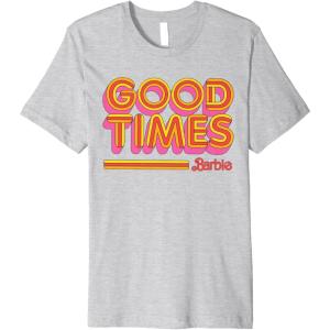 imageBarbie  Good Times Premium TShirtHeather Grey