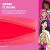 imageBarbie Womens Makeup Bag Small Travel Cosmetic Zipper Pouch Organizer Terry Appliqu Pink