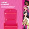 imageBarbie Womens Makeup Bag Small Travel Cosmetic Zipper Pouch Organizer with Logo Pink