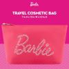 imageBarbie Womens Makeup Bag Small Travel Cosmetic Zipper Pouch OrganizerPink Rhinestones