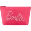 imageBarbie Womens Makeup Bag Small Travel Cosmetic Zipper Pouch OrganizerPink Rhinestones