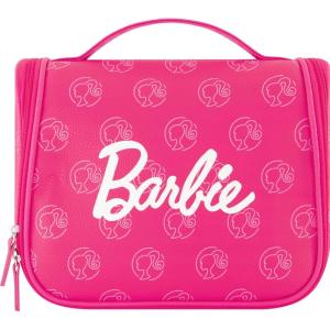 imageBarbie Womens Makeup Bag Small Travel Cosmetic Zipper Pouch Organizer with Logo Pink