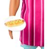 imageBarbie Mysteries Beach Detectives Ken Doll Wearing Removeable Signature Outfit with Storytelling Accessories Including Apron ampamp Snacks