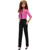 imageBarbie Careers Doll ampamp Accessories Future Leader with Blonde Hair Wearing Outfit with 2 Golden Bracelets ampamp B Pin Includes Sticker for Kids