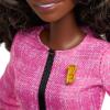 imageBarbie Careers Doll ampamp Accessories Future Leader with Dark Brown Hair Wearing Outfit with 2 Golden Bracelets ampamp B Pin Includes Sticker for Kids