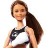 imageBarbie Careers Fashion Doll ampamp Accessories Made to Move Brunette Boxer Wearing Removable Uniform with Boxing Gloves 22 Bendable Joints