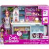 imageBarbie Careers Playset Bakery Set with PinkHaired Petite Fashion Baker Doll Baking Station CakeMaking Molds ampamp Dough ampamp 20 Accessories