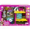 imageBarbie Careers Playset Hatch ampamp Gather Egg Farm with Brunette Farmer Fashion Doll Hatching Molds ampamp Dough Chicken Coop 10 Animals ampamp Accessories