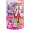 imageBarbie Scientist Doll and Accessories with Blonde Fashion Doll Lab Table Microscope ampamp ColorChange Beaker ampamp Petri Dish Accessories