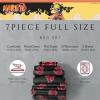 imageFranco Barbie 1959 Super Soft Cozy Reversible Comforter and Sheet Set 5 Piece Full Size Official Licensed Product CollectiblesBlack  Naruto