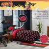 imageFranco Barbie 1959 Super Soft Cozy Reversible Comforter and Sheet Set 5 Piece Full Size Official Licensed Product CollectiblesBlack  Naruto