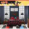 imageFranco Barbie 1959 Super Soft Cozy Reversible Comforter and Sheet Set 5 Piece Full Size Official Licensed Product CollectiblesBlack  Naruto