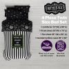 imageFranco Barbie 1959 Super Soft Cozy Reversible Comforter and Sheet Set 5 Piece Full Size Official Licensed Product CollectiblesBlack  White  Beetlejuice