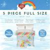 imageFranco Barbie 1959 Super Soft Cozy Reversible Comforter and Sheet Set 5 Piece Full Size Official Licensed Product CollectiblesCare Bears  Care a Lot