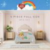 imageFranco Barbie 1959 Super Soft Cozy Reversible Comforter and Sheet Set 5 Piece Full Size Official Licensed Product CollectiblesCare Bears  Care a Lot