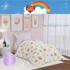 imageFranco Barbie 1959 Super Soft Cozy Reversible Comforter and Sheet Set 5 Piece Full Size Official Licensed Product CollectiblesCare Bears  Foodie