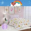 imageFranco Barbie 1959 Super Soft Cozy Reversible Comforter and Sheet Set 5 Piece Full Size Official Licensed Product CollectiblesCare Bears  Foodie
