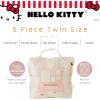 imageFranco Barbie 1959 Super Soft Cozy Reversible Comforter and Sheet Set 5 Piece Full Size Official Licensed Product CollectiblesHello Kitty  Constellation